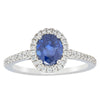 18ct White Gold 1.44ct Sapphire & Diamond Mini Sierra Ring-Ring-Walker & Hall