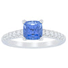18ct White Gold 1.52ct Sapphire & Diamond Meridien Ring-Ring-Walker & Hall