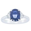18ct White Gold Sapphire & Diamond Ring-Ring-Walker & Hall