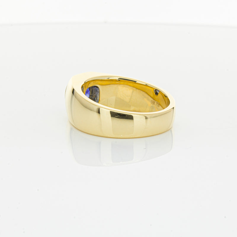 18ct Yellow Gold 1.32ct Sapphire Ring-Ring-Walker & Hall