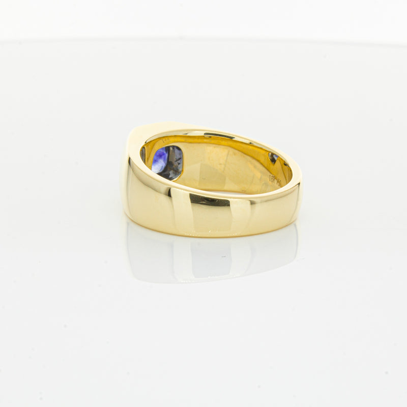 18ct Yellow Gold 1.32ct Sapphire Ring-Ring-Walker & Hall