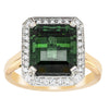 18ct Yellow Gold 6.44ct Tourmaline & Diamond Empire Ring-Ring-Walker & Hall