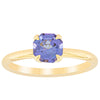 18ct Yellow Gold Tanzanite Mini Octavia Ring-Ring-Walker & Hall