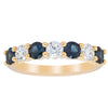 18ct Yellow Gold .85ct Sapphire & Diamond Panorama Ring-Ring-Walker & Hall