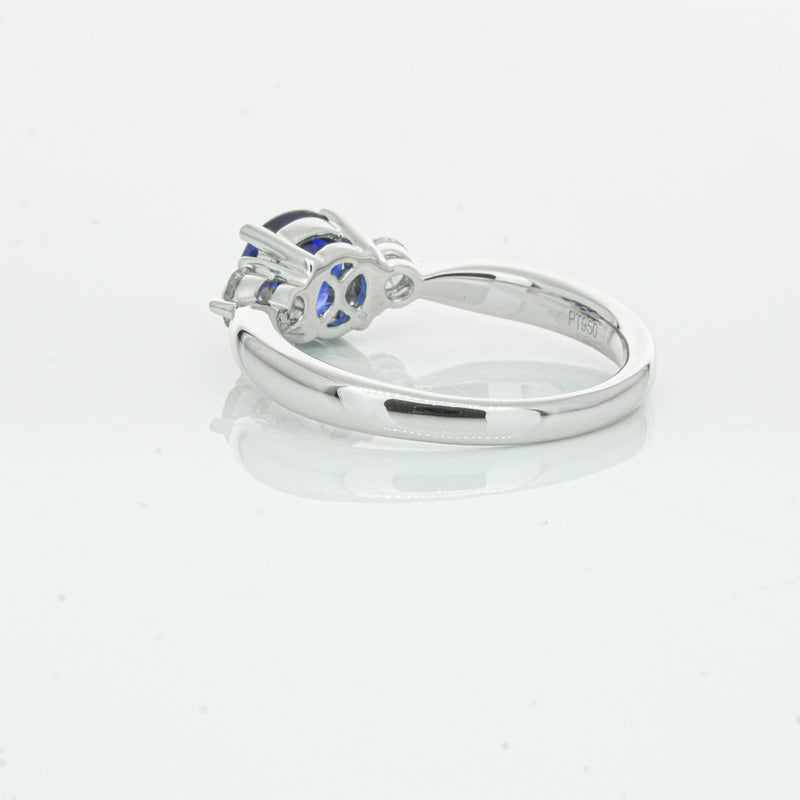 Platinum Sapphire & Diamond Elysian Ring-Ring-Walker & Hall