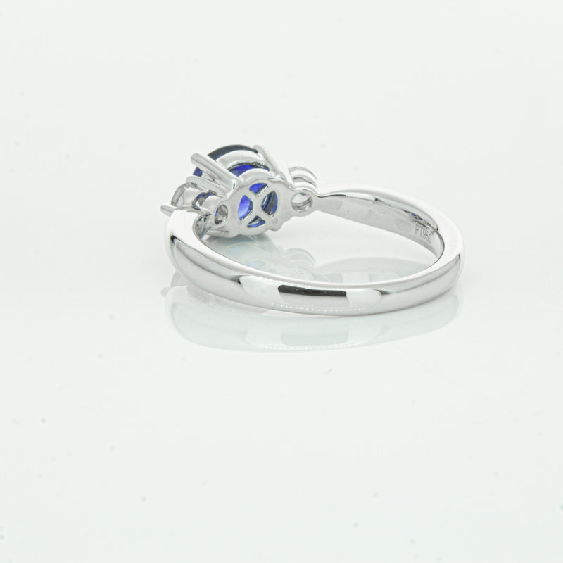 Platinum Sapphire & Diamond Elysian Ring-Ring-Walker & Hall