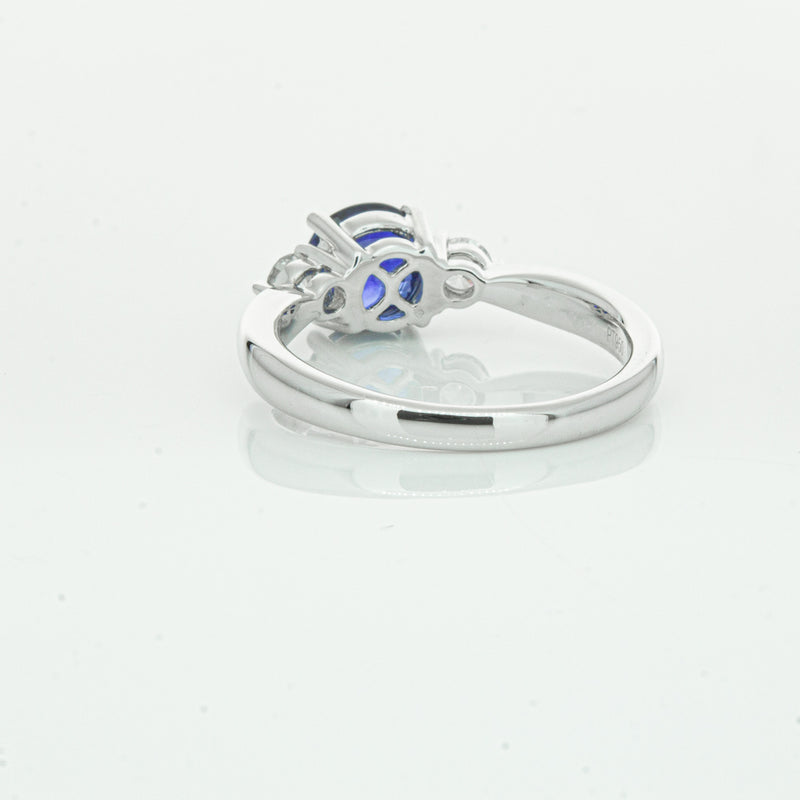 Platinum Sapphire & Diamond Elysian Ring-Ring-Walker & Hall