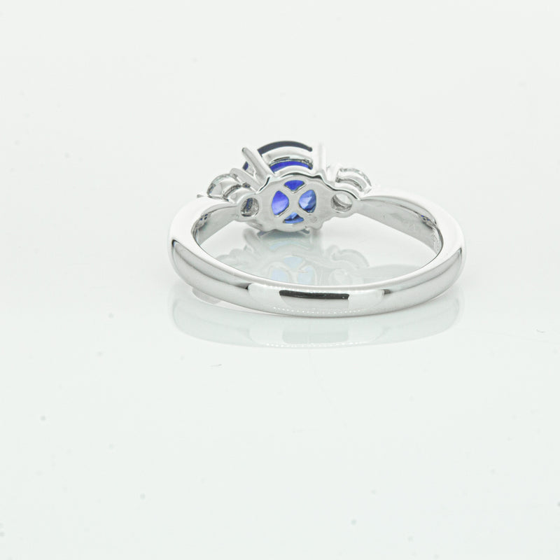 Platinum Sapphire & Diamond Elysian Ring-Ring-Walker & Hall