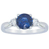 Platinum Sapphire & Diamond Elysian Ring-Ring-Walker & Hall