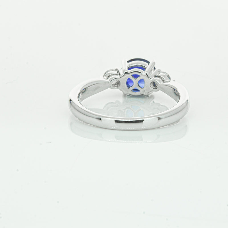 Platinum Sapphire & Diamond Elysian Ring-Ring-Walker & Hall