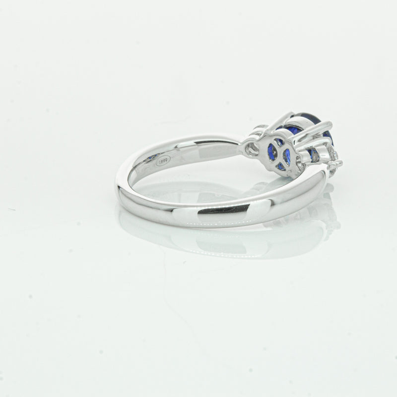 Platinum Sapphire & Diamond Elysian Ring-Ring-Walker & Hall