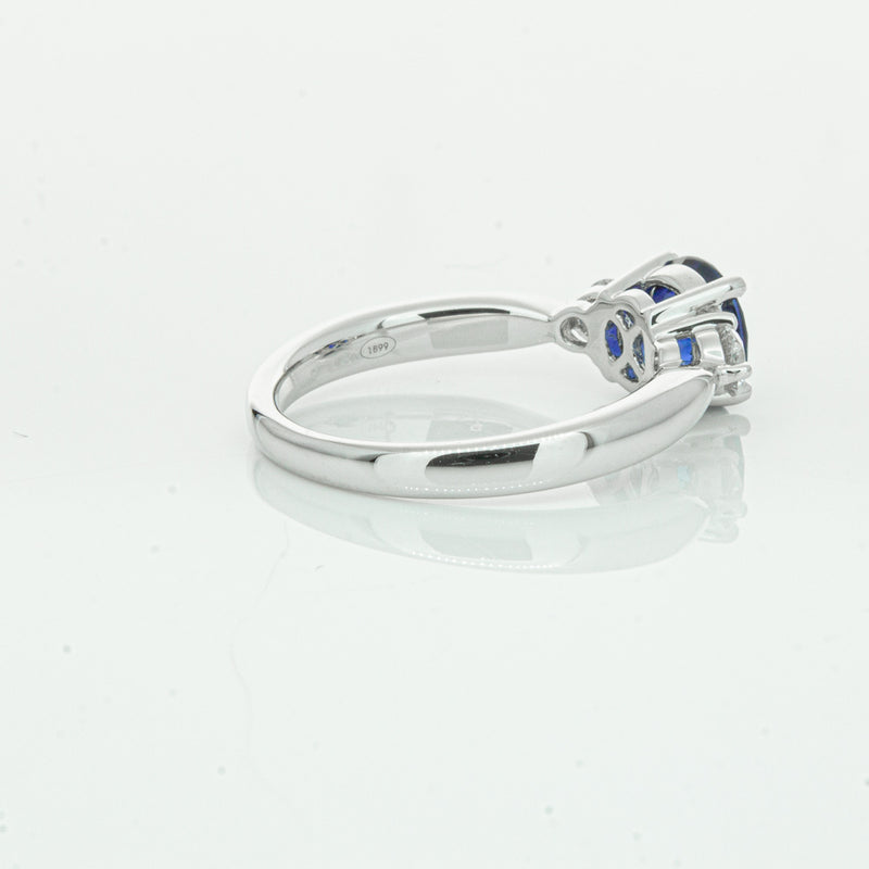 Platinum Sapphire & Diamond Elysian Ring-Ring-Walker & Hall