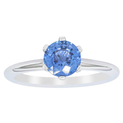 18ct White Gold Sapphire Cosmopolitan Ring-Ring-Walker & Hall