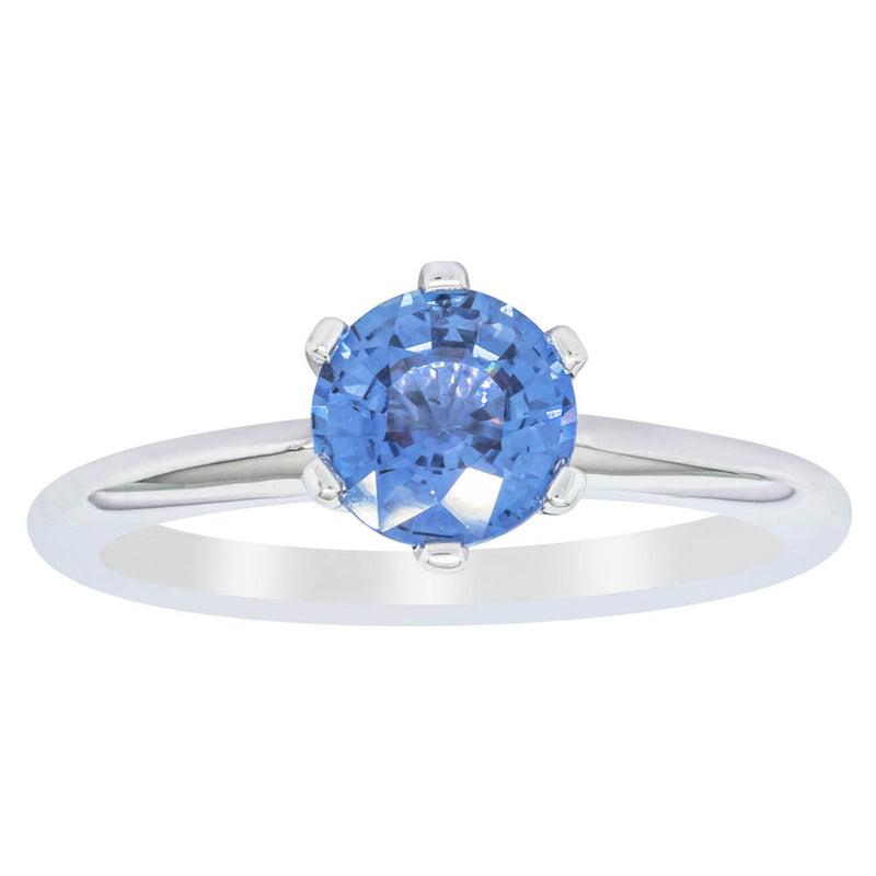 18ct White Gold Sapphire Cosmopolitan Ring-Ring-Walker & Hall