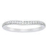 18ct White Gold .15ct Diamond Grace Band-Ring-Walker & Hall
