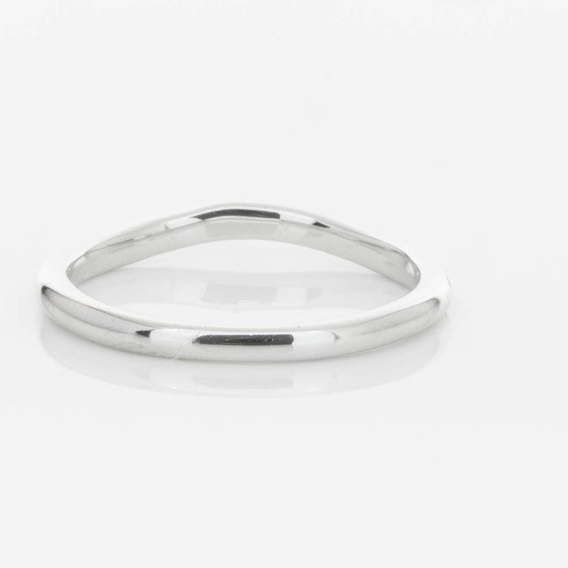 18ct White Gold .15ct Diamond Grace Band-Ring-Walker & Hall
