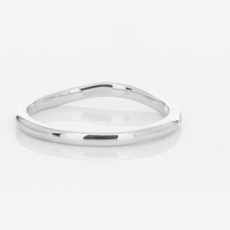 18ct White Gold .15ct Diamond Grace Band-Ring-Walker & Hall