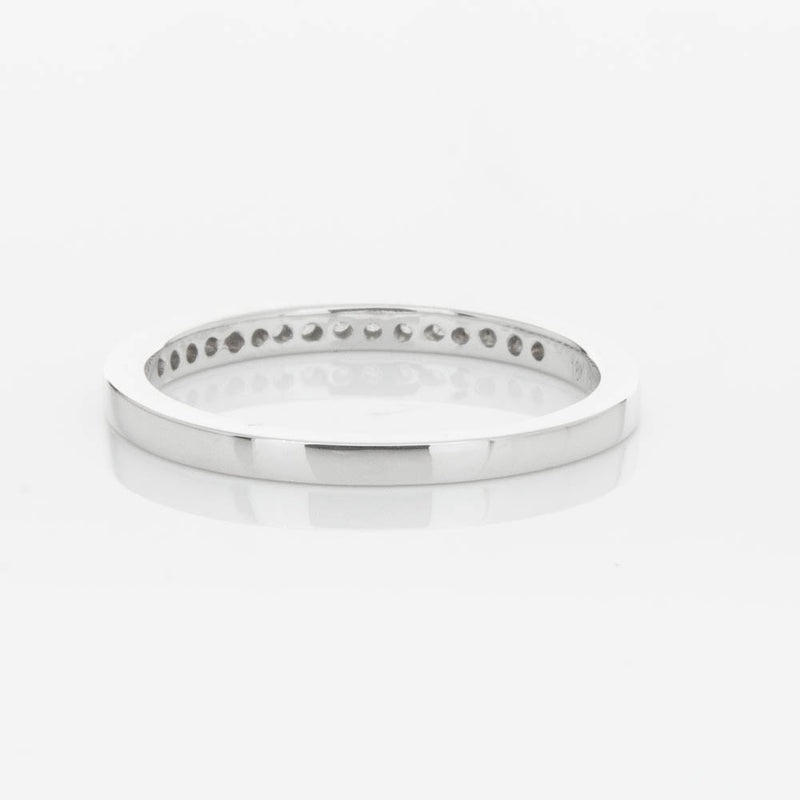 18ct White Gold .12ct Diamond Aurora Band-Ring-Walker & Hall