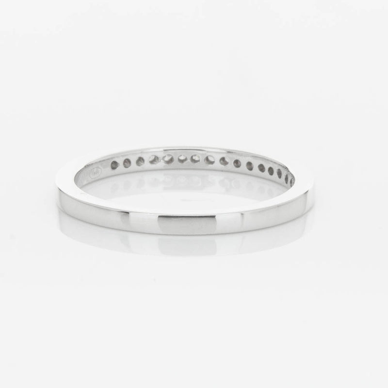 18ct White Gold .12ct Diamond Aurora Band-Ring-Walker & Hall