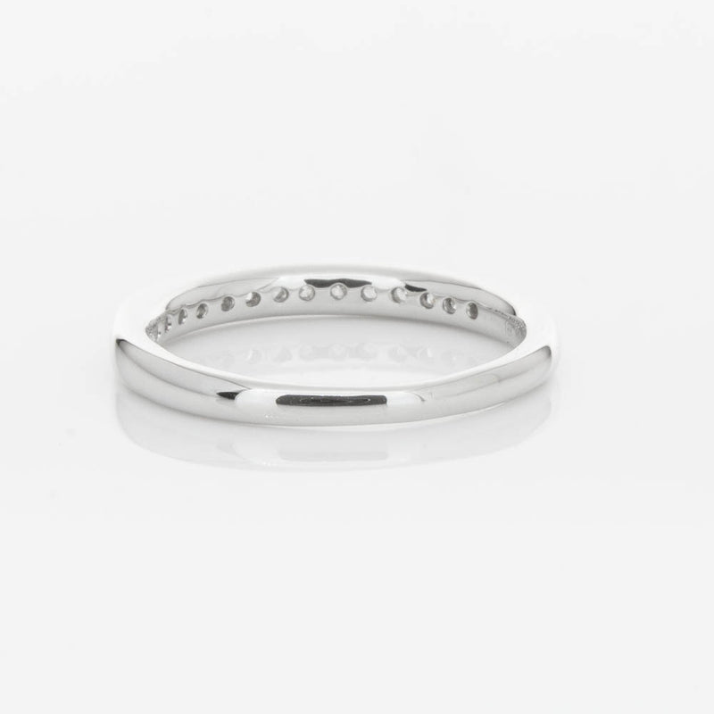 18ct White Gold Diamond Channel Set Band-Ring-Walker & Hall