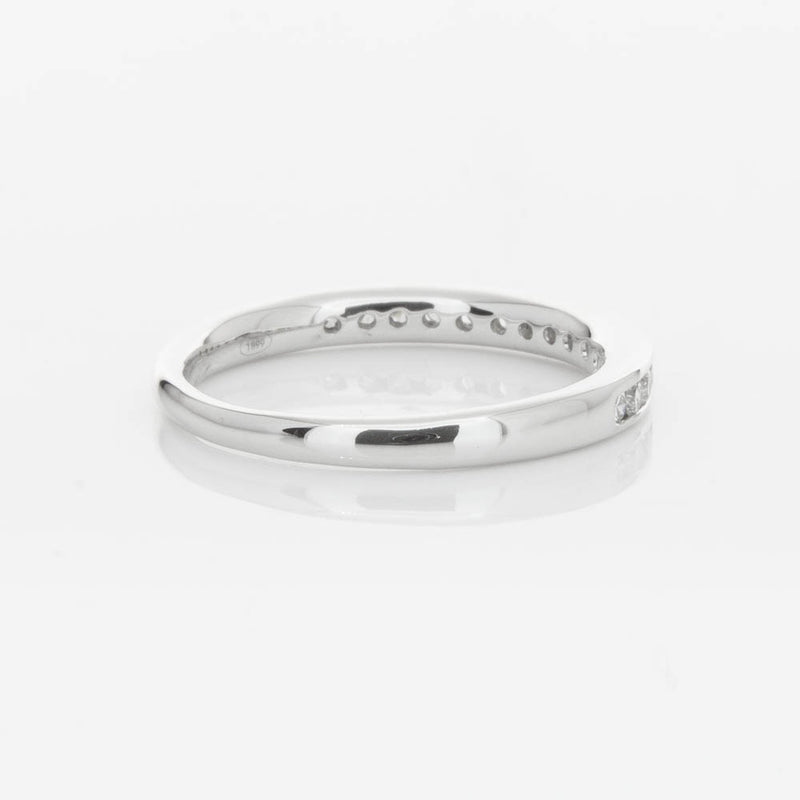 18ct White Gold Diamond Channel Set Band-Ring-Walker & Hall