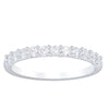 18ct White Gold .50ct Diamond Panorama Band-Ring-Walker & Hall