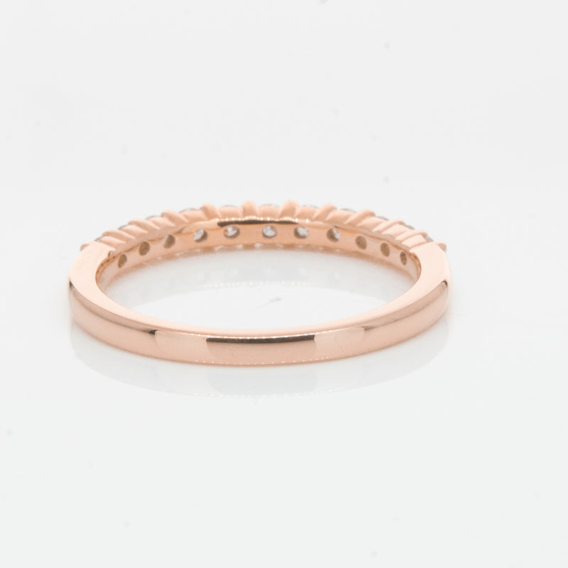 18ct Rose Gold .50ct Diamond Panorama Band-Ring-Walker & Hall
