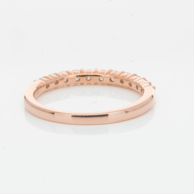 18ct Rose Gold .50ct Diamond Panorama Band-Ring-Walker & Hall