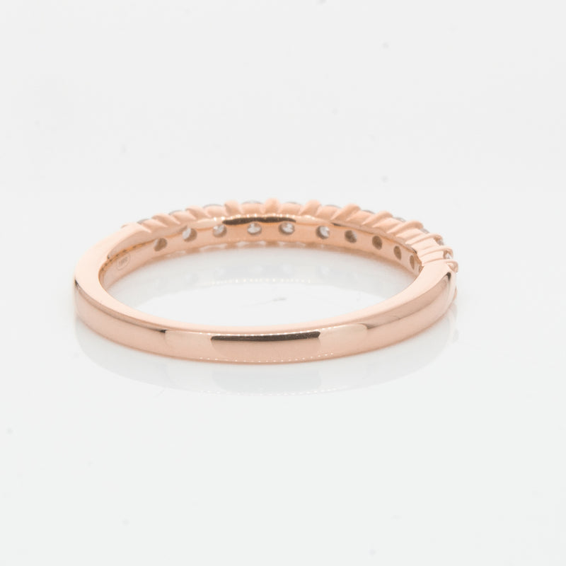 18ct Rose Gold .50ct Diamond Panorama Band-Ring-Walker & Hall