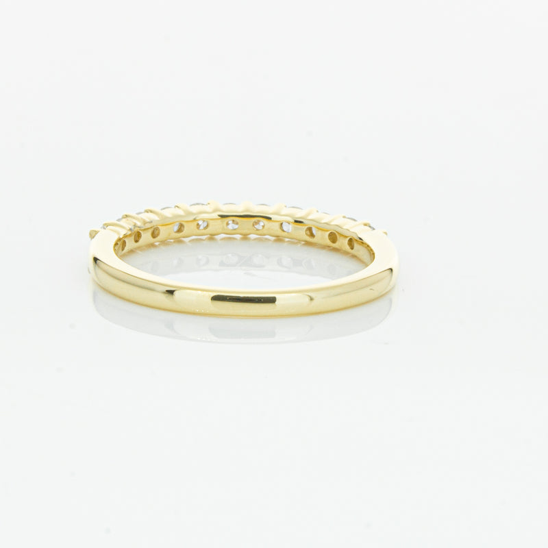 18ct Yellow Gold .50ct Diamond Panorama Band-Ring-Walker & Hall