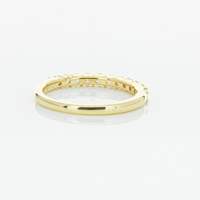 18ct Yellow Gold .50ct Diamond Panorama Band-Ring-Walker & Hall