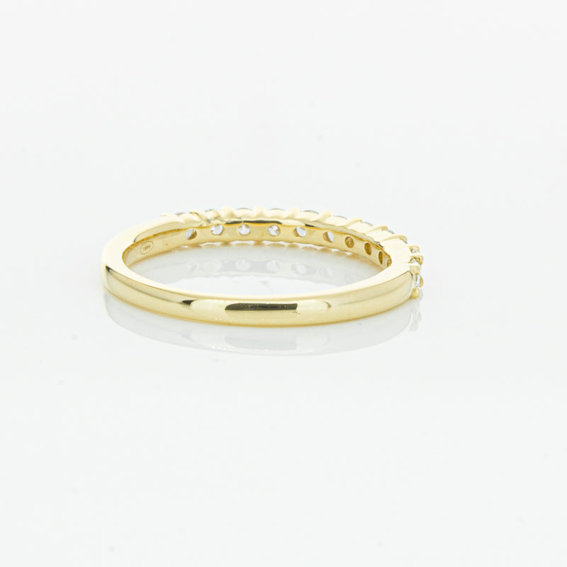 18ct Yellow Gold .50ct Diamond Panorama Band-Ring-Walker & Hall