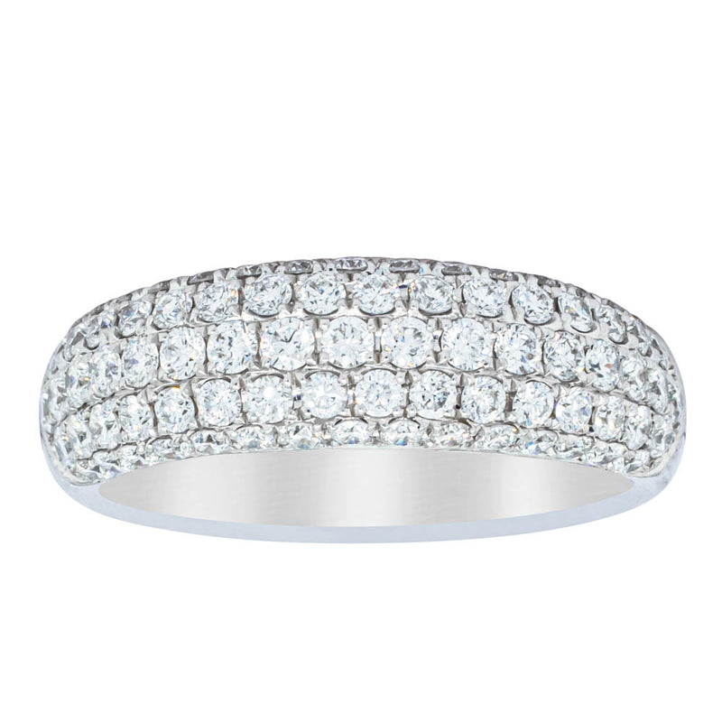 18ct White Gold Diamond Ring-Ring-Walker & Hall