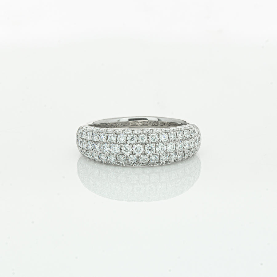 18ct White Gold Diamond Ring-Ring-Walker & Hall