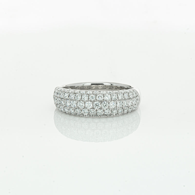 18ct White Gold Diamond Ring-Ring-Walker & Hall