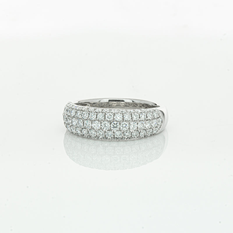 18ct White Gold Diamond Ring-Ring-Walker & Hall