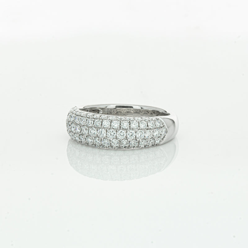 18ct White Gold Diamond Ring-Ring-Walker & Hall