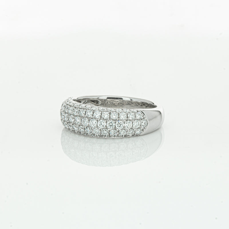 18ct White Gold Diamond Ring-Ring-Walker & Hall