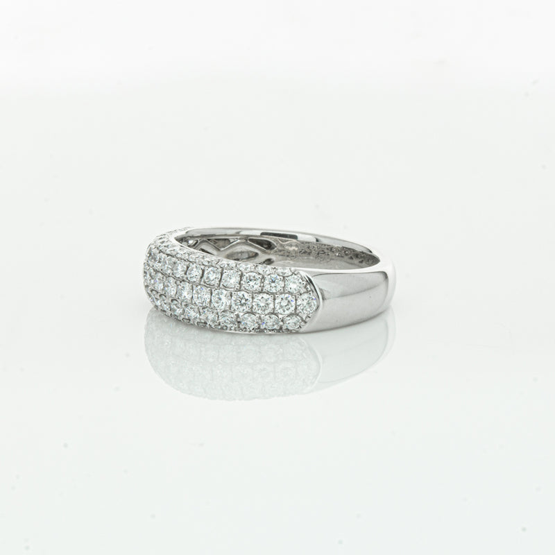 18ct White Gold Diamond Ring-Ring-Walker & Hall