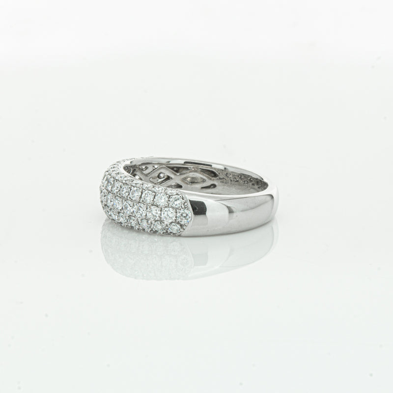 18ct White Gold Diamond Ring-Ring-Walker & Hall