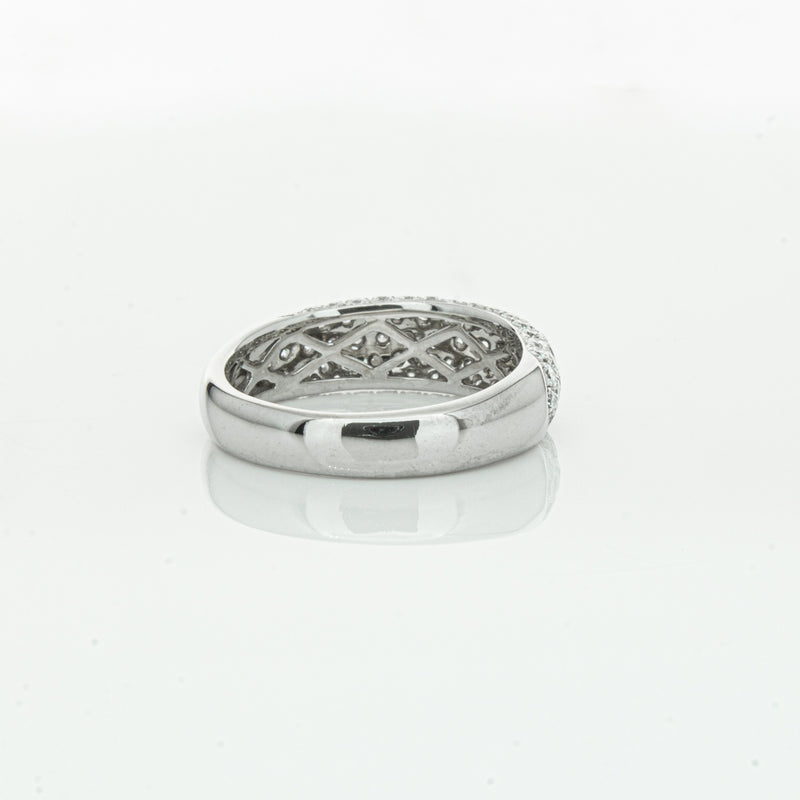 18ct White Gold Diamond Ring-Ring-Walker & Hall