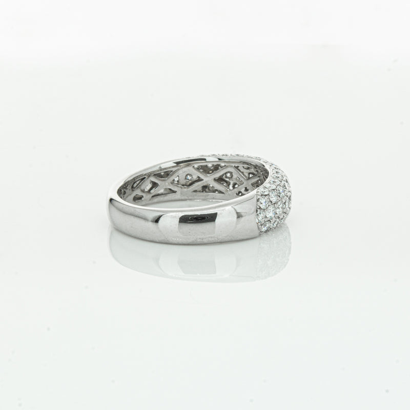 18ct White Gold Diamond Ring-Ring-Walker & Hall