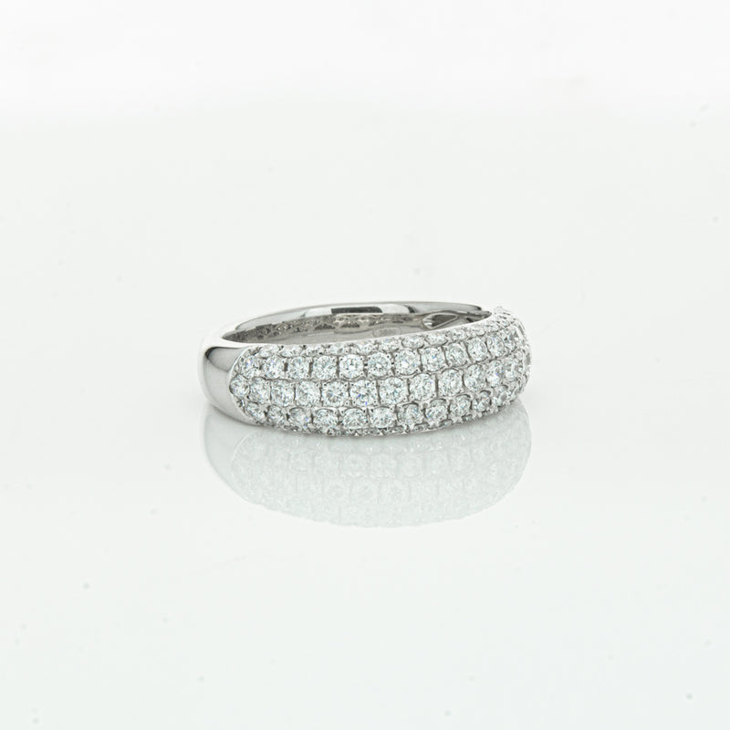 18ct White Gold Diamond Ring-Ring-Walker & Hall