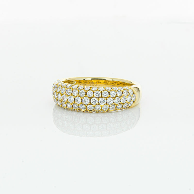18ct Yellow Gold Diamond Ring-Ring-Walker & Hall