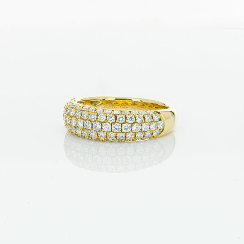18ct Yellow Gold Diamond Ring-Ring-Walker & Hall