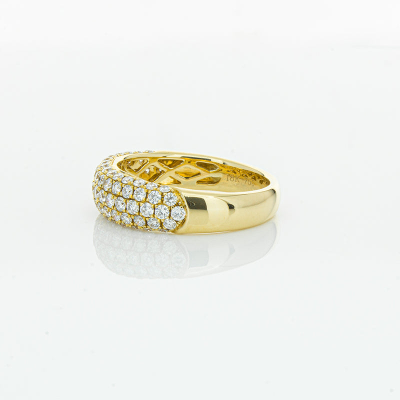 18ct Yellow Gold Diamond Ring-Ring-Walker & Hall