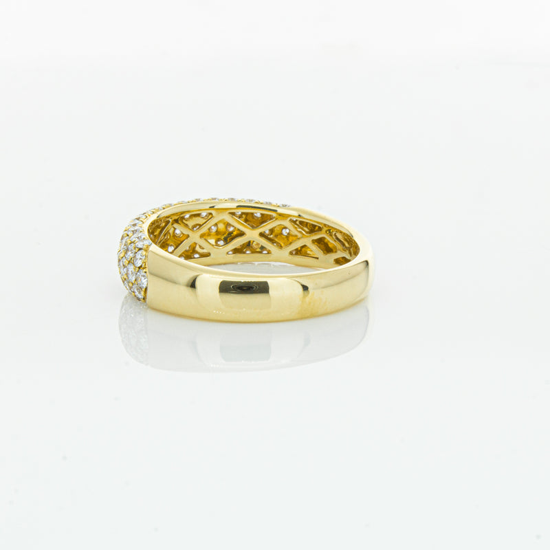 18ct Yellow Gold Diamond Ring-Ring-Walker & Hall