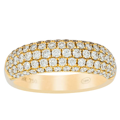18ct Yellow Gold Diamond Ring-Ring-Walker & Hall