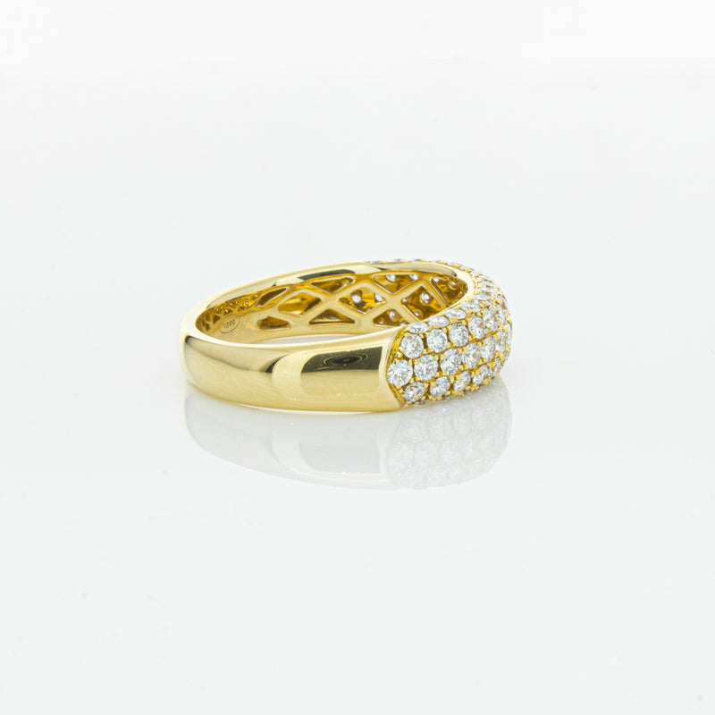 18ct Yellow Gold Diamond Ring-Ring-Walker & Hall