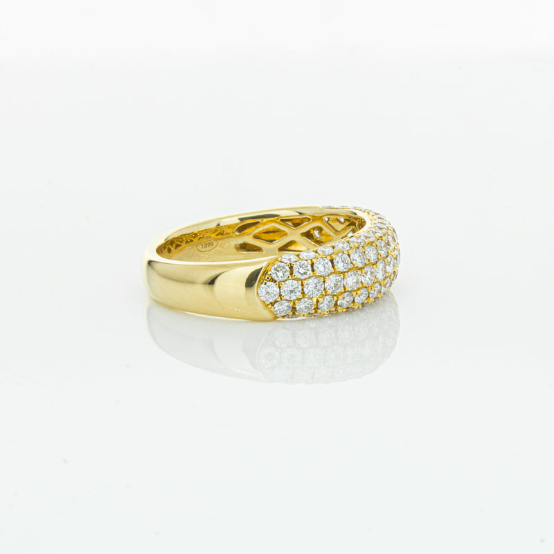 18ct Yellow Gold Diamond Ring-Ring-Walker & Hall